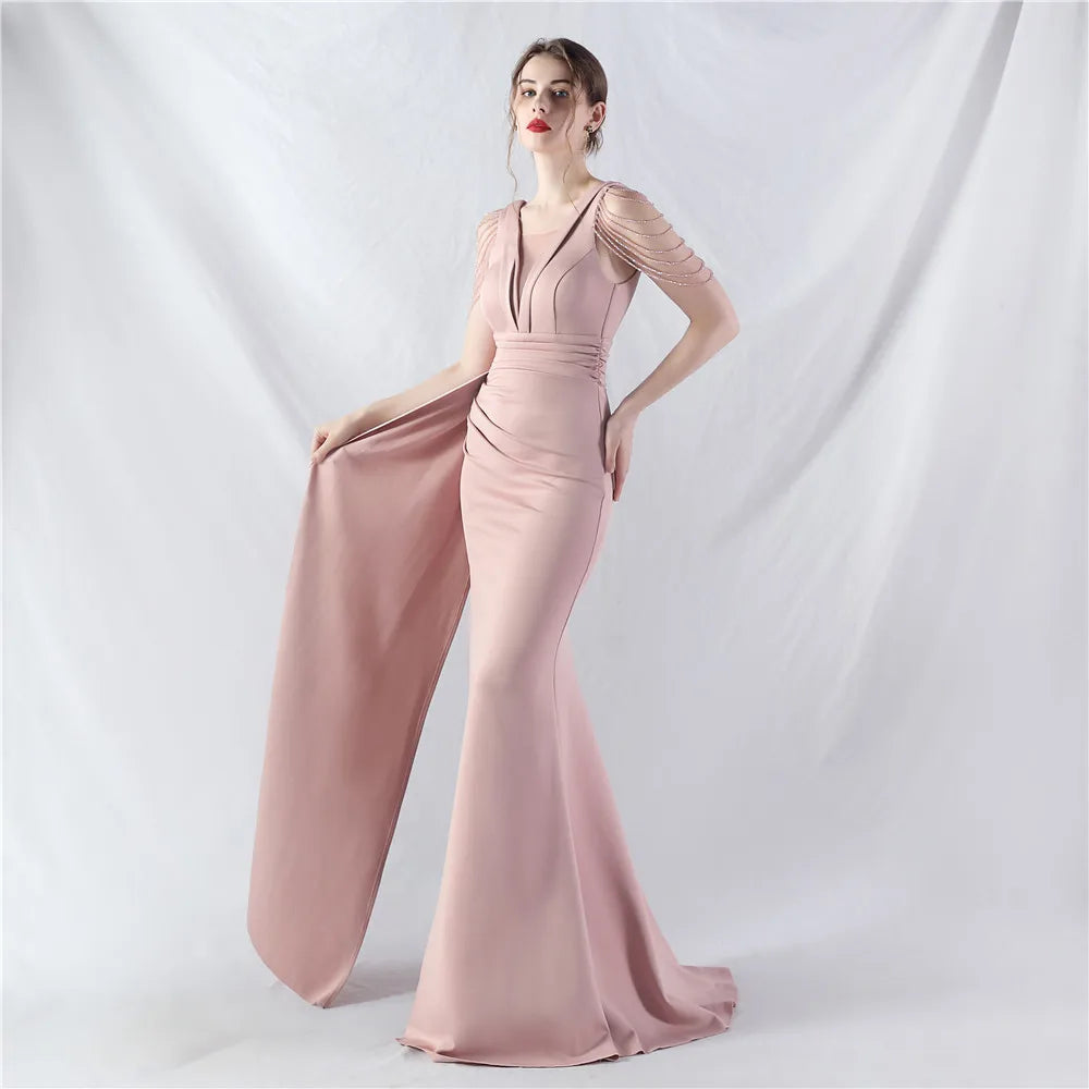 Evening Dresses for Formal Occasions Bridesmaid Dress Woman Ball Gowns Prom Party Wedding Elegant 2024 Luxury Special Events