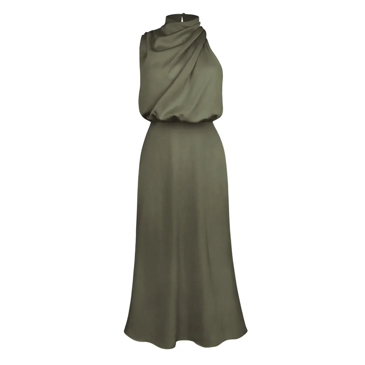 New in Summer Wedding Satin Silk Women Dresses Sexy Evening Party Sleeveless Off Shoulder Bodycon Elegant Maxi Dresses for Women