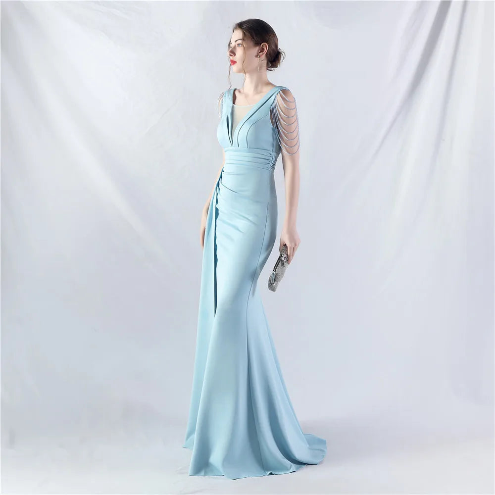 Evening Dresses for Formal Occasions Bridesmaid Dress Woman Ball Gowns Prom Party Wedding Elegant 2024 Luxury Special Events