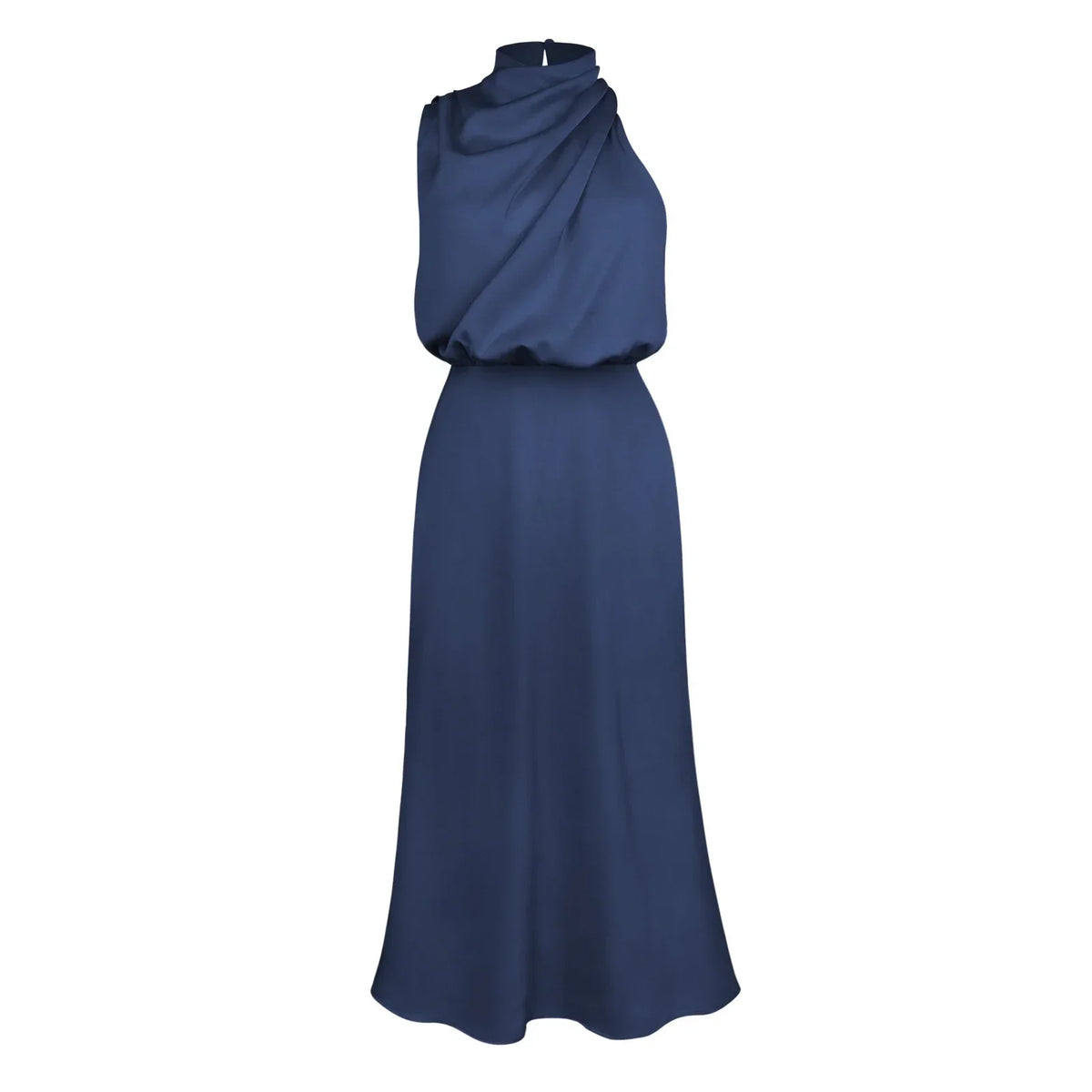 New in Summer Wedding Satin Silk Women Dresses Sexy Evening Party Sleeveless Off Shoulder Bodycon Elegant Maxi Dresses for Women